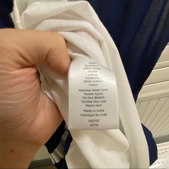 Talbots Fit and Flare Dress with lining, Talbots Size 8 (Medium). Sleeveless - Picture 9 of 11